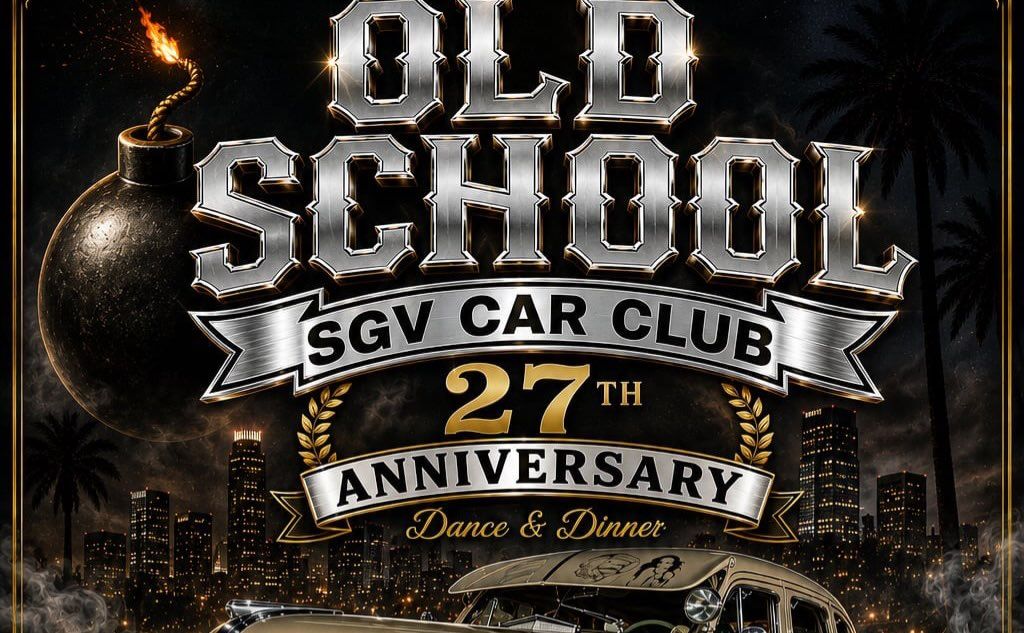 SGV Old School Car Show partial flyer October 2026
